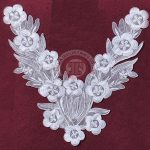 Gamma Industries Embroidery White Flower